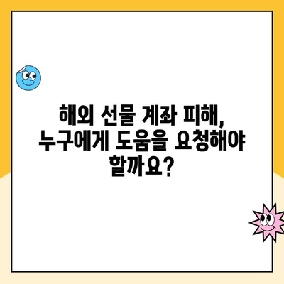 해외 선물 계좌 개설 피해, 이렇게 대처하세요! | 사기 예방, 환불, 손실 최소화 가이드