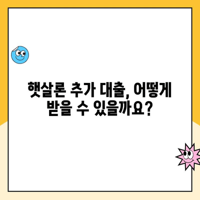 햇살론 신청 가능할까? 신용점수 등 조건 & 추가대출 방법 총정리 | 햇살론, 신용대출, 서민금융, 대출조건