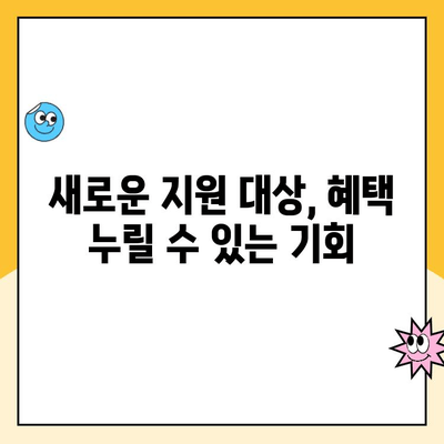 2024년 바뀐 복지 혜택, 놓치지 말고 챙기세요! | 복지 정책, 변경 사항, 지원 대상, 신청 방법