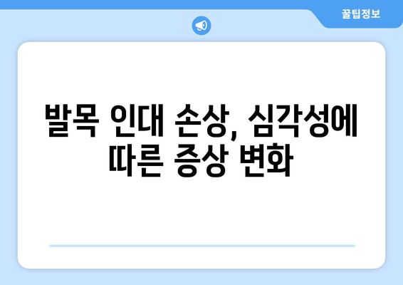 발목 인대 손상 의심? 초기 증상 확인 가이드 | 발목, 발등, 발가락 통증, 인대 파열, 붓기, 멍