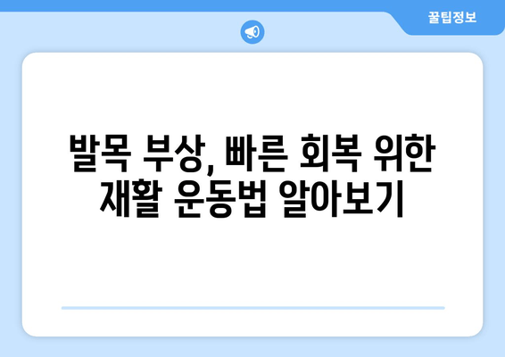 발끝쪽 발목 통증, 인대 손상일까요? 원인과 해결법 알아보기 | 발목 인대 통증, 발목 통증, 발목 부상, 운동 부상, 재활