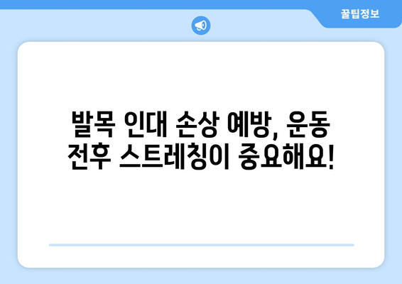 발끝쪽 발목 통증, 인대 손상일까요? 원인과 해결법 알아보기 | 발목 인대 통증, 발목 통증, 발목 부상, 운동 부상, 재활