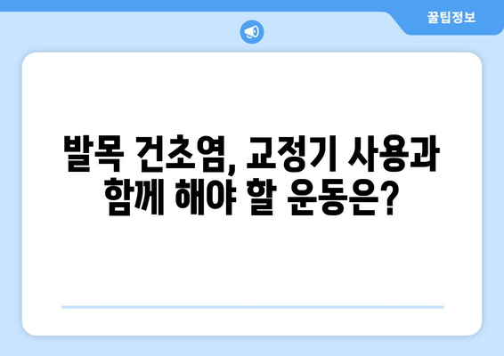 발목 건초염, 발목 교정기로 안정성과 지지력 높이기| 증상 완화와 재활 위한 가이드 | 발목 교정기, 건초염, 재활, 운동, 치료